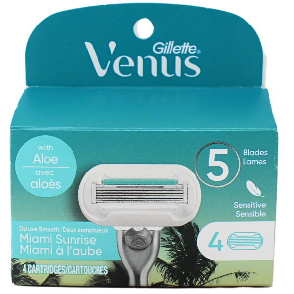 Gillette Venus 4Cartridges Miami Sunrise